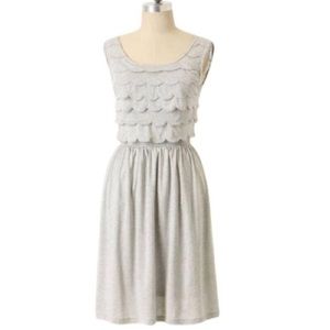 Anthropologie Deletta silver lining dress